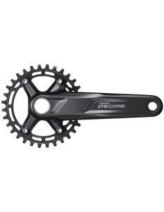 Kettenrad-garnitur 10/11 fach Shimano Deore FC-M5100-1 mit 170mm Kurbel 30Z - Schwarz