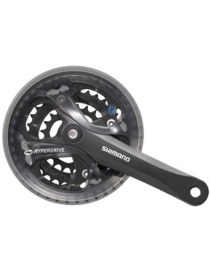 Kettenrad-garnitur 7/8 fach Shimano Acera FC-M361 - 175/48 x 38 x 28Z mit Kettenschutz - Schwarz