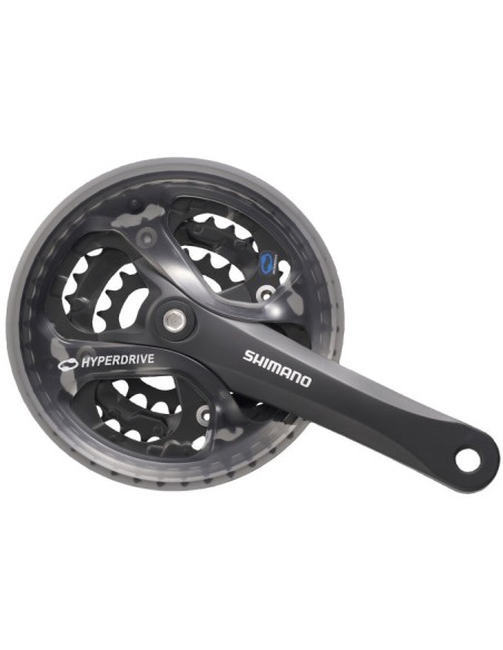 Kettenrad-garnitur 7/8 fach Shimano Acera FC-M361 - 175/48 x 38 x 28Z mit Kettenschutz - Schwarz