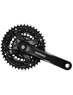 Kettenradgarnitur 6/7/8 fach Shimano Tourney FC-TY501 mit 170mm Kurbel 48 x 38 x 28Z - Schwarz