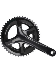 Kettenrad-garnitur 2 x 11 fach Shimano Road FC-RS510 - 170/50-34Z mit Hohlachse - Schwarz