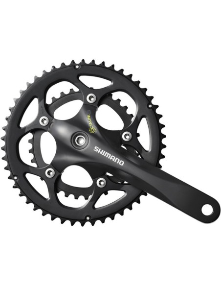 Kettenrad-garnitur 2 x 9 fach Shimano Road FC-RS345 - 175/50-34Z Octalink - Schwarz