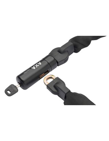 Kettenschloß Axa Linq City 100/7 - Schwarz