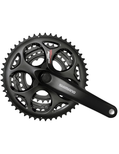 Kettenrad-garnitur 7/8 fach Shimano Tourney FC-A073 - 170/50-39-30Z mit Vierkantachse - Schwarz