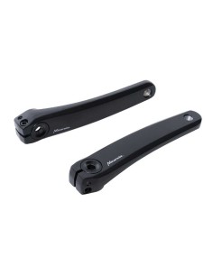 Kurbelsatz (Links und Rechts) Miranda Delta S für Shimano Steps - mit 150mm Kurbel - Schwarz