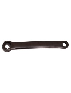 Kurbel für Links Vinty 170mm ohne Keilachse  - Schwarze Pulverbeschichtung