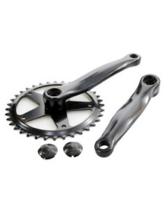 Kettenradgarnitur 36Z Vinty ST 1/8" - 152 mm Kurbelarm - Schwarz