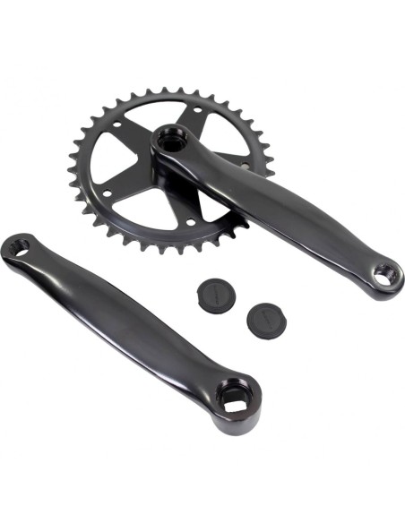 Kettenradgarnitur 36Z Vinty ST 1/8" - 152 mm Kurbelarm - Schwarz