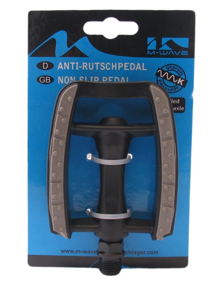 Pedale M-Wave Anti-Rutsch Kunstoff - Schwarz