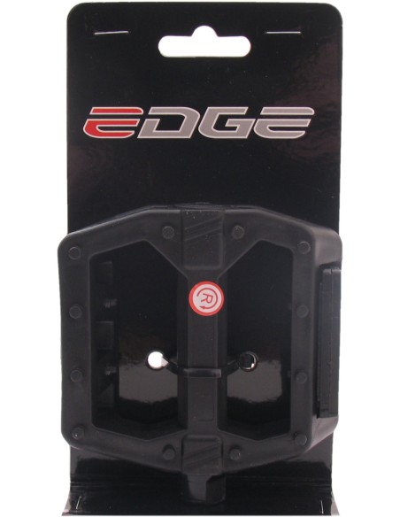 Pedale BMX Edge Breit - Kunststoff - Schwarz