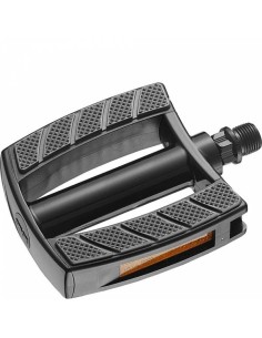 Pedale Marwi SP-828 Anti-Rutsch mit Aluminiumgehäuse - Schwarz / Grau