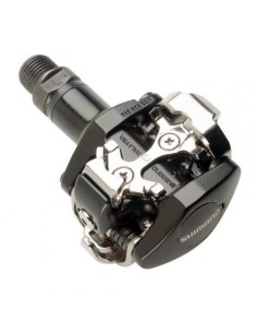 Pedale Shimano PD-M505 SPD mit Schuhplatten SM-SH51 - Schwarz