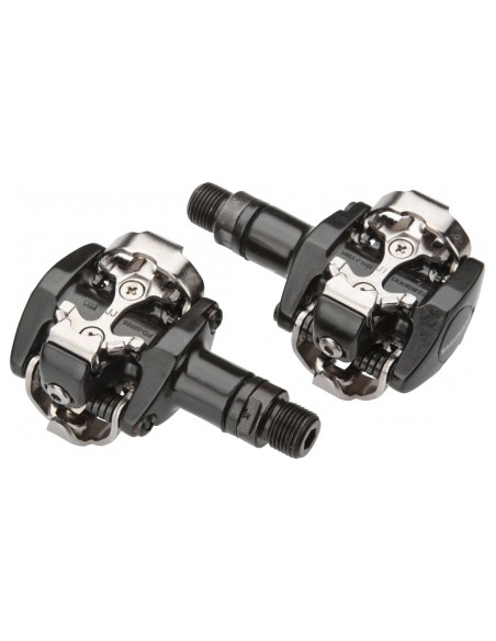 Pedale Shimano PD-M505 SPD mit Schuhplatten SM-SH51 - Schwarz