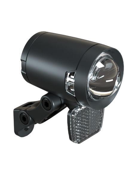 Scheinwerfer Herrmans H-Black Pro Dynamo - Ein/Aus-Funktion - Mit Halterung - 200 Lumen