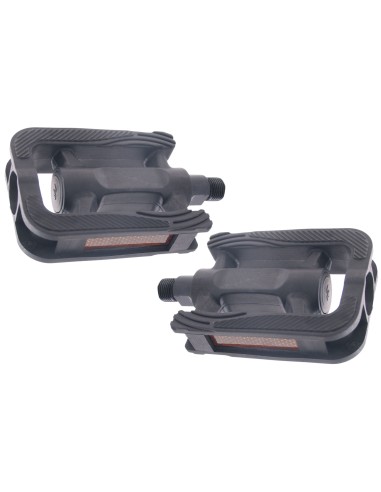 Pedale Edge Trekking Easytrack - Schwarz