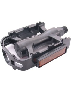 Pedale MTB/Trekking Edge Luxe Aluminium - Schwarz