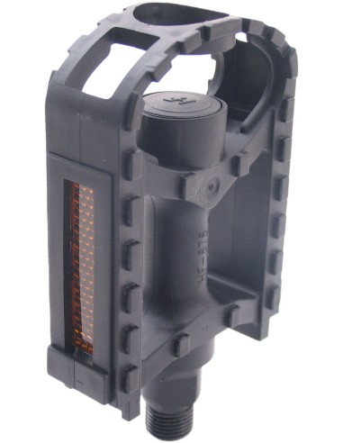 Pedale MTB Edge Eco Kunststoff - Schwarz