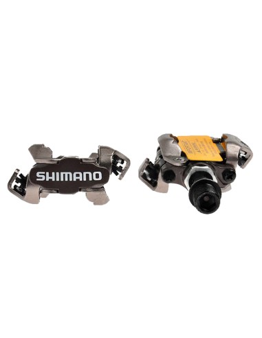 Pedale Shimano SPD M540 mit Schuhplatten SM-MH51 - Schwarz