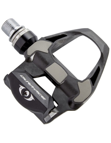 Pedale Shimano Dura Ace SPD-SL PD9100 mit Schuhplatten SM-SH12 Carbon