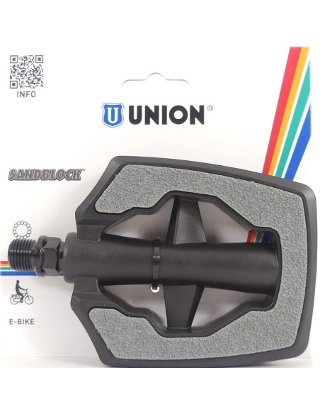 Pedal Marwi SP-880 Kunststoffgehäuse SANDBLOCK - Schwarz/Grau (blister)