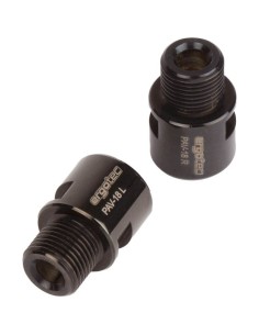 Pedalachsverlängerung 9/16" Ergotec - Edelstahl schwarz