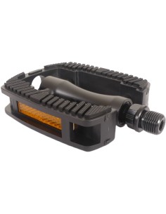 Pedale Marwi SP-821 mit Aluminiumgehäuse - Rutschfest - Mattschwarz (Werkstattverpackung)