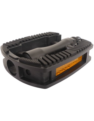 Pedale Marwi SP-821 mit Aluminiumgehäuse - Rutschfest - Mattschwarz (Werkstattverpackung)