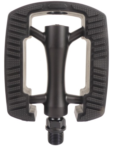 Pedale Marwi SP-821 mit Aluminiumgehäuse - Rutschfest - Mattschwarz (Werkstattverpackung)