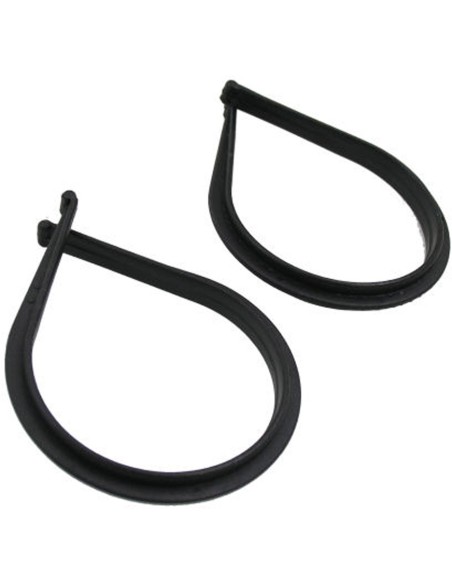Kunststoff-Hosenklemmensatz Cyclus - Schwarz