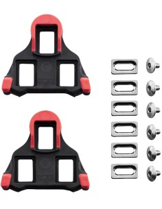 Schuhplatten Satz Shimano SM-SH12 SPD-SL (Ohne Bewegungsfreiheit) - Rot