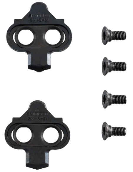Schuhplatten-Satz Shimano SM-SH51 SPD ohne Gegenplatte (mit Einfachauslösung)