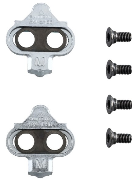 Schuhplatten-Satz Shimano SM-SH56 SPD ohne Gegenplatte (mit Mehrfachauslösung)