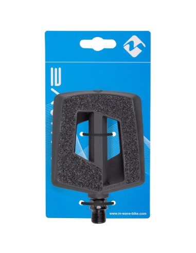 Pedale M-Wave Steady Flat Antirutsch - Schwarz