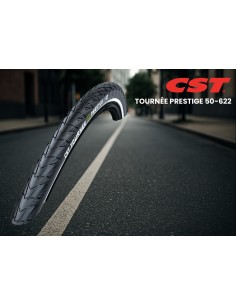 Reifen CST Tournée Prestige 28 x 2.00" / 50-622 mm - Schwarz mit Reflexion