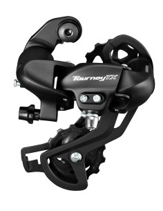 Kettenwechsler 7/8-fach Shimano TX800 Tourney mit Ausfallende Befestigung - Schwarz