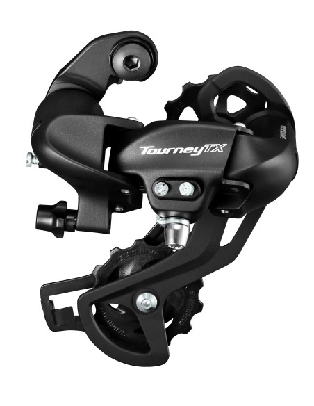 Kettenwechsler 7/8-fach Shimano TX800 Tourney mit Ausfallende Befestigung - Schwarz