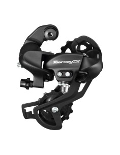 Kettenwechsler 7/8-fach Shimano Tourney TX800 mit Schaltauge Befestigung - Schwarz (Werkstattverpackung)