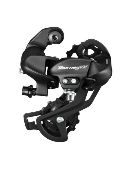 Kettenwechsler 7/8-fach Shimano Tourney TX800 mit Schaltauge Befestigung - Schwarz (Werkstattverpackung)
