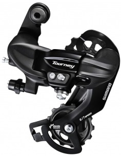 Kettenwechsler 6/7-fach Shimano Tourney TY300 für Direktmontage (D-Type) - Schwarz