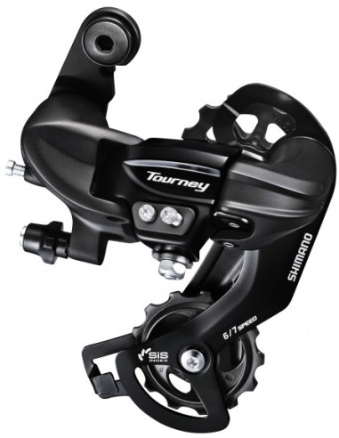 Kettenwechsler 6/7-fach Shimano Tourney TY300 für Direktmontage (D-Type) - Schwarz