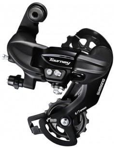 Kettenwechsler 6/7-fach Shimano Tourney TY300 für Direktmontage - D-Type (Werkstattverpackung) - Schwarz