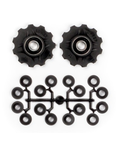 Schaltungsrädchen 2 x 11 Zähne Elvedes mit abgedichteten Standardlagern (10 Sätze)