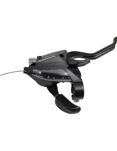 Schalt-/Bremshebel (für Rechts) 7 fach Shimano ST-EF500 - 2 Finger - Schwarz (Werkstattverpackung)