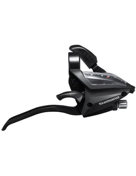 Schalt-/ Bremshebel (für Rechts) 8 fach Shimano ST-EF500-4 - 4  Finger - Schwarz