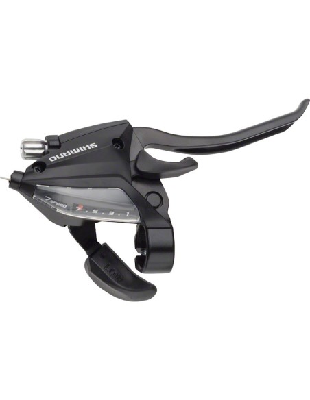 Schalt-/Bremshebel (für Rechts) 7 fach Shimano ST-EF500-4 - 4 Finger - Schwarz