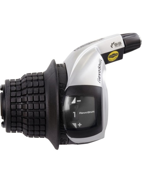 Drehgriffschalter (für Links) 3 fach Shimano Tourney SL-RS45 - Schwarz/Silber