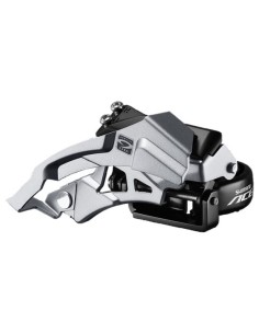 Umwerfer 3 x 9-fach Shimano Acera M3000  - Top swing / Dual pull - 40Z - Schwarz/Silber