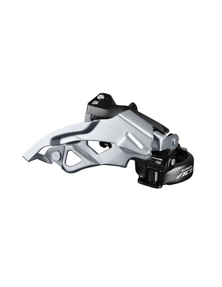 Umwerfer 3 x 9-fach Shimano Acera T3000 top swing / dual pull 48Z - Schwarz/Silber