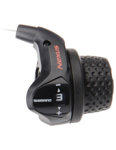 Drehgriffschalter 3 fach Shimano Nexus SL-3S41E mit Kabel und Klickbox - Schwarz (Werkstattverpackung)