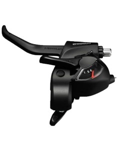 Schalt-/Bremshebel (für Links) 3 fach Shimano Tourney ST-TX800 - 2 Finger - Schwarz